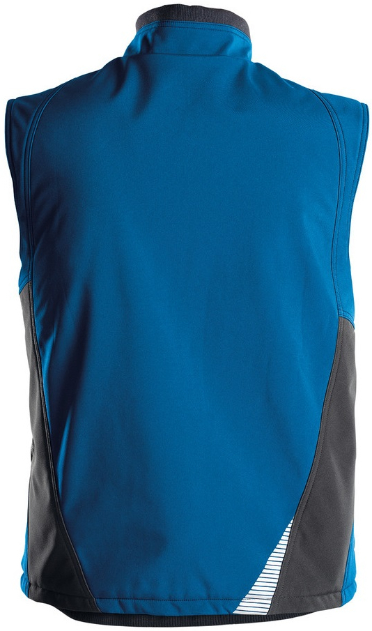 DASSY-Workwear, Softshell-Weste FUSION, kornblau/grau