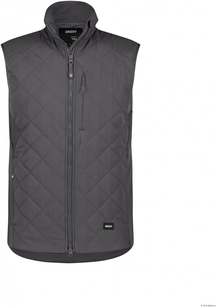 DASSY-Winterweste YALA, 90g/m², anthrazitgrau