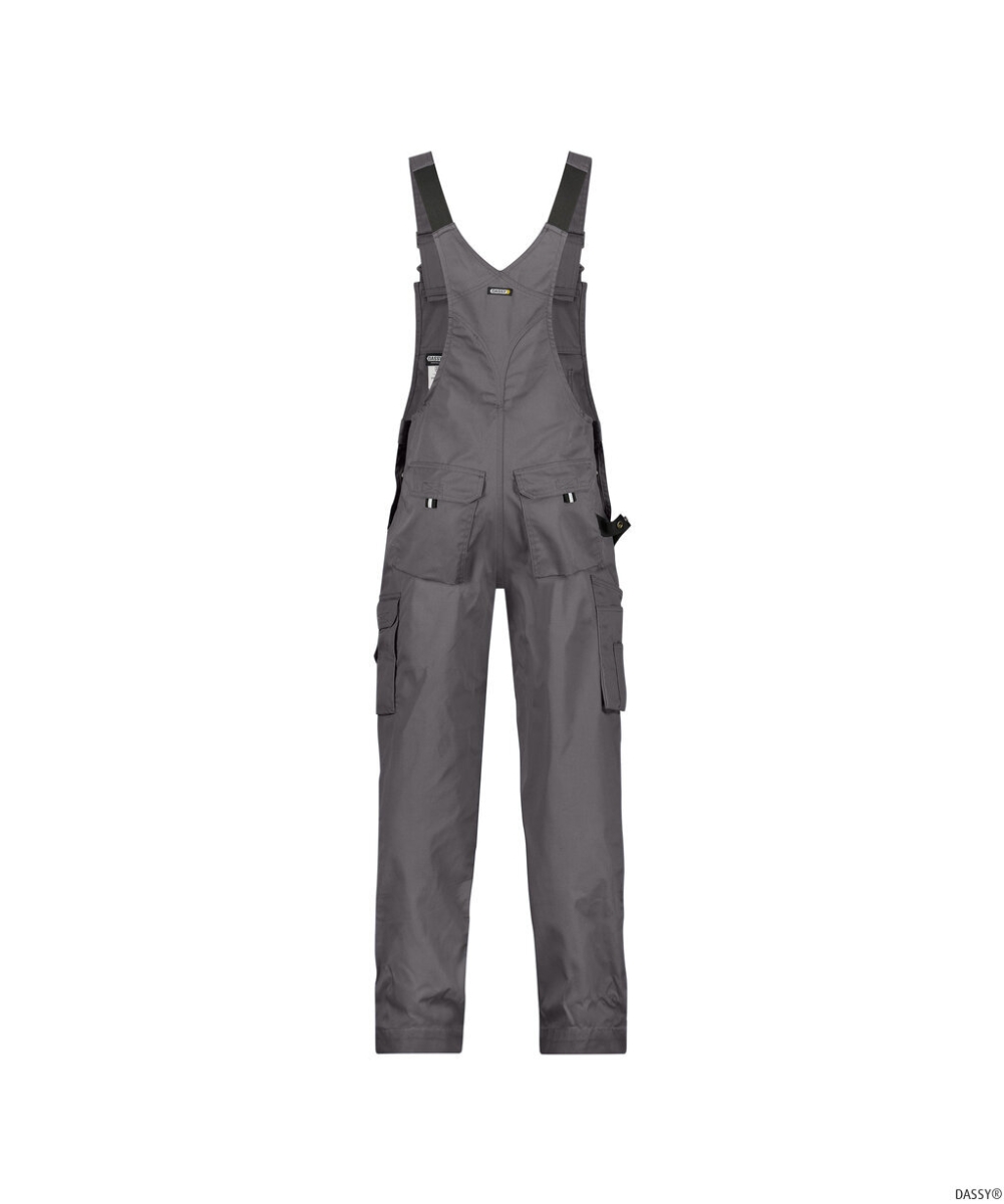 DASSY-Workwear, Latzhose VENTURA , grau