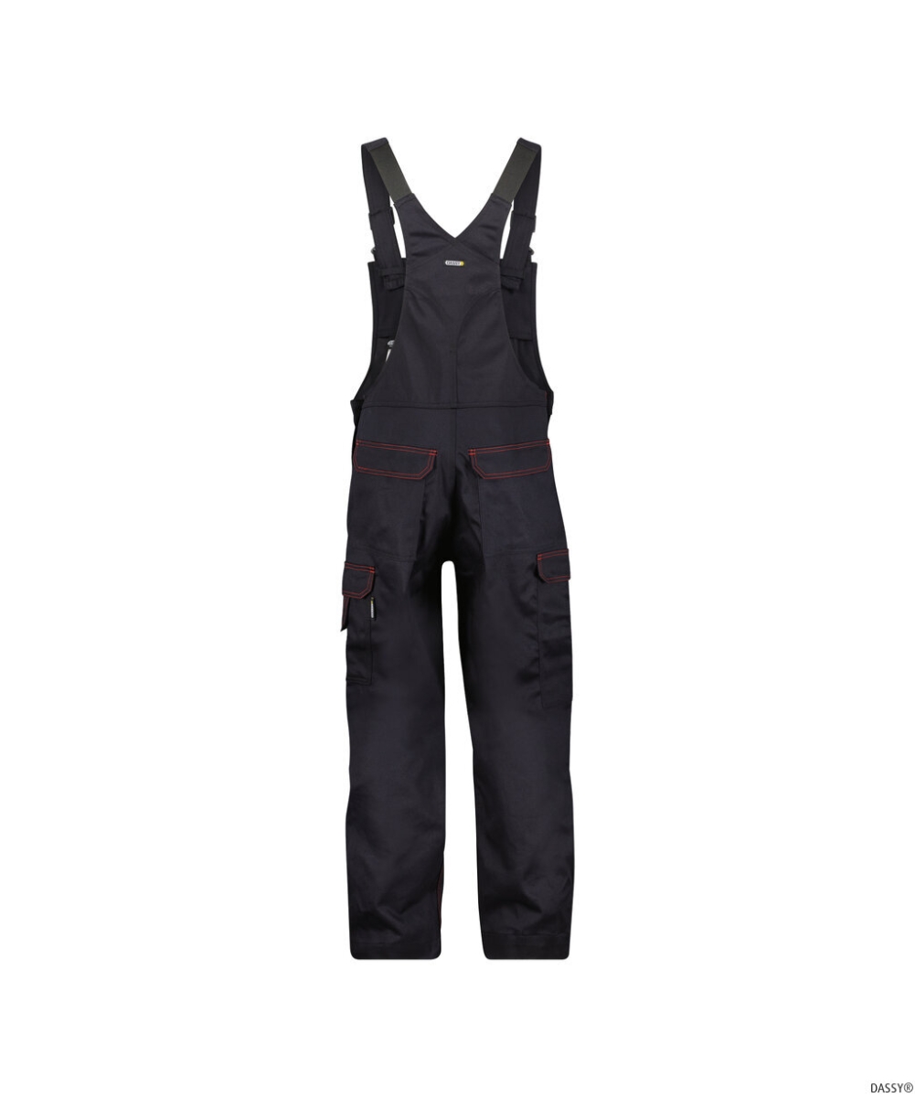 DASSY-Schweißer-Schutz, Flammhemmende Latzhose DAKOTA , schwarz