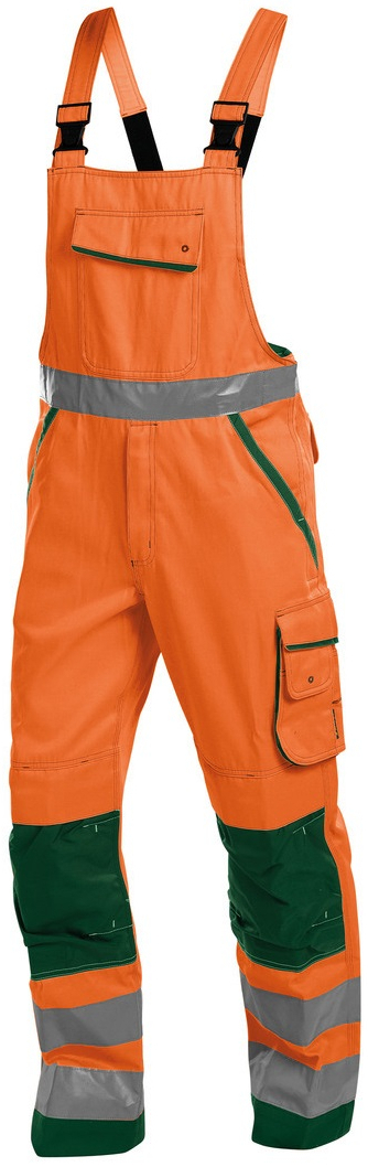 DASSY-Warnschutz, Latzhose, MALMEDY, orange/grün