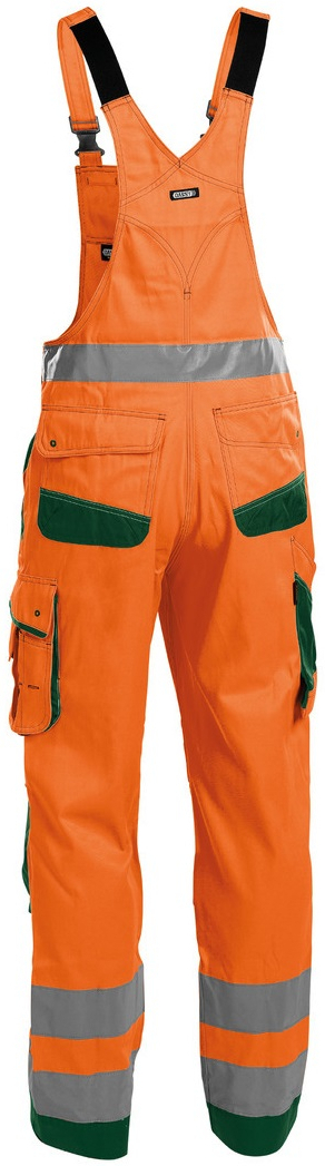 DASSY-Warnschutz, Latzhose, MALMEDY, orange/grün