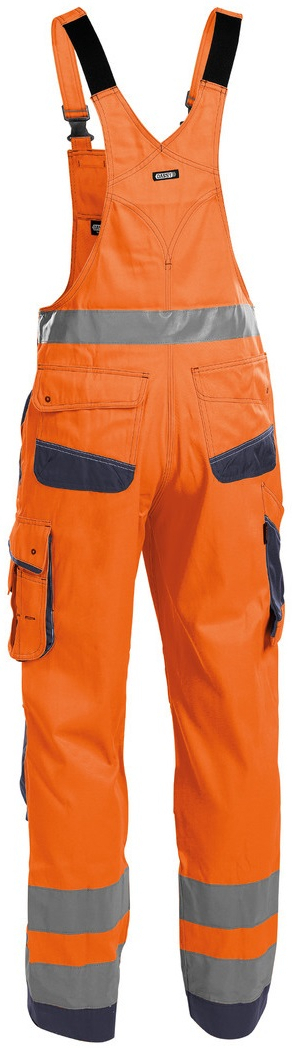 DASSY-Warnschutz, Latzhose, MALMEDY, orange/dunkelblau