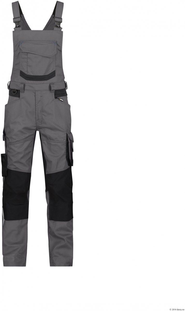 DASSY-Latzhose TRONIX , anthrazitgrau/schwarz