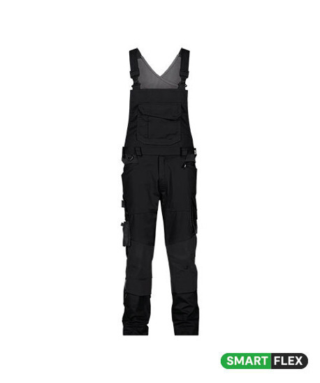 DASSY-Stretch-Arbeitslatzhose mit Kniepolstertaschen TRONIX NEXT, 245 g/m², schwarz