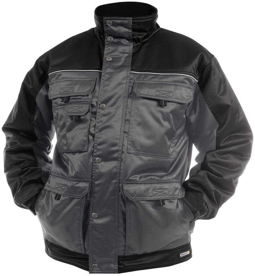 DASSY-Workwear, Winterjacke "TIGNES",  grau/schwarz