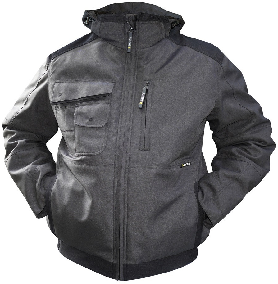 DASSY-Workwear, Winterjacke AUSTIN, grau/schwarz