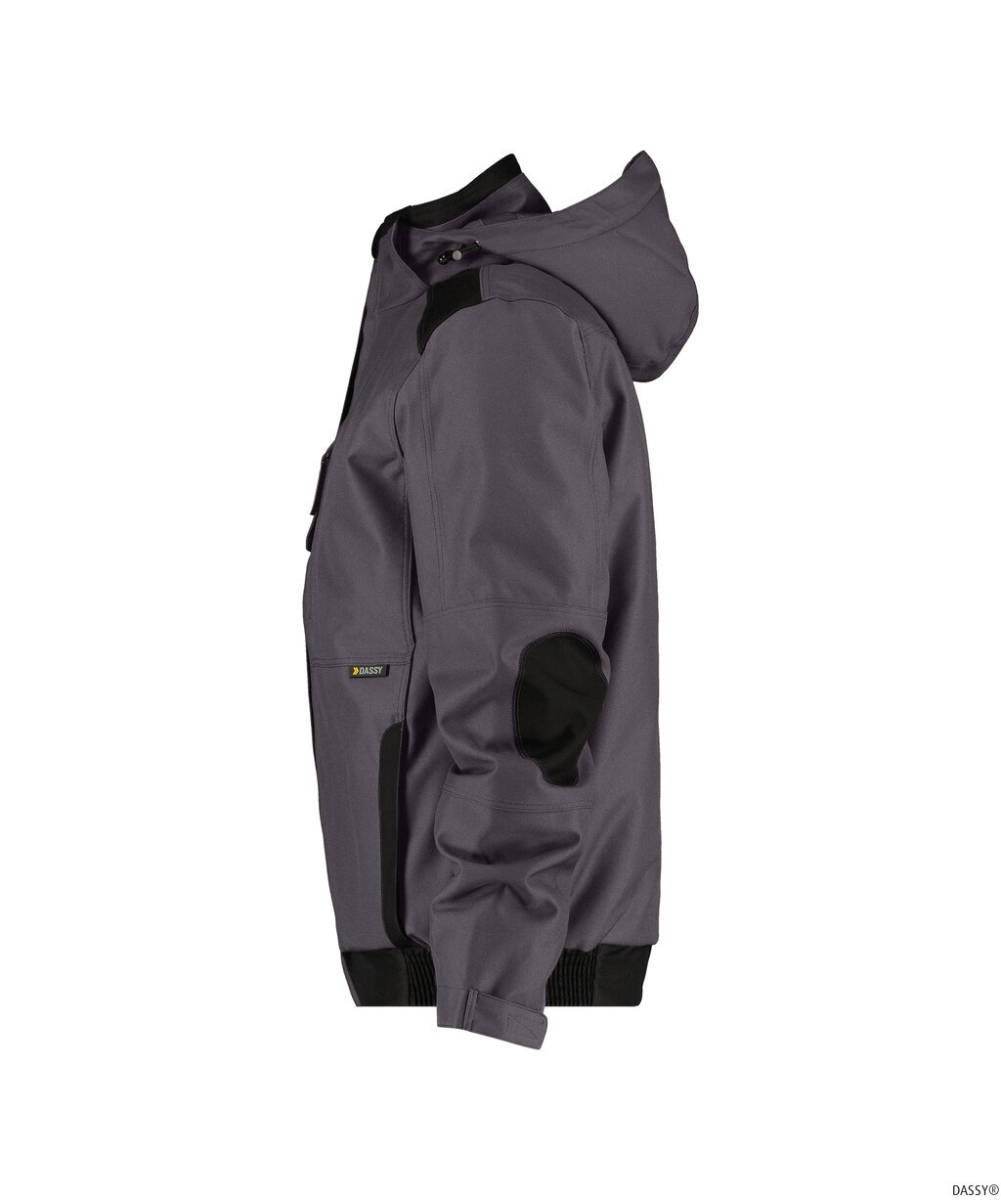 DASSY-Workwear, Winterjacke AUSTIN, grau/schwarz