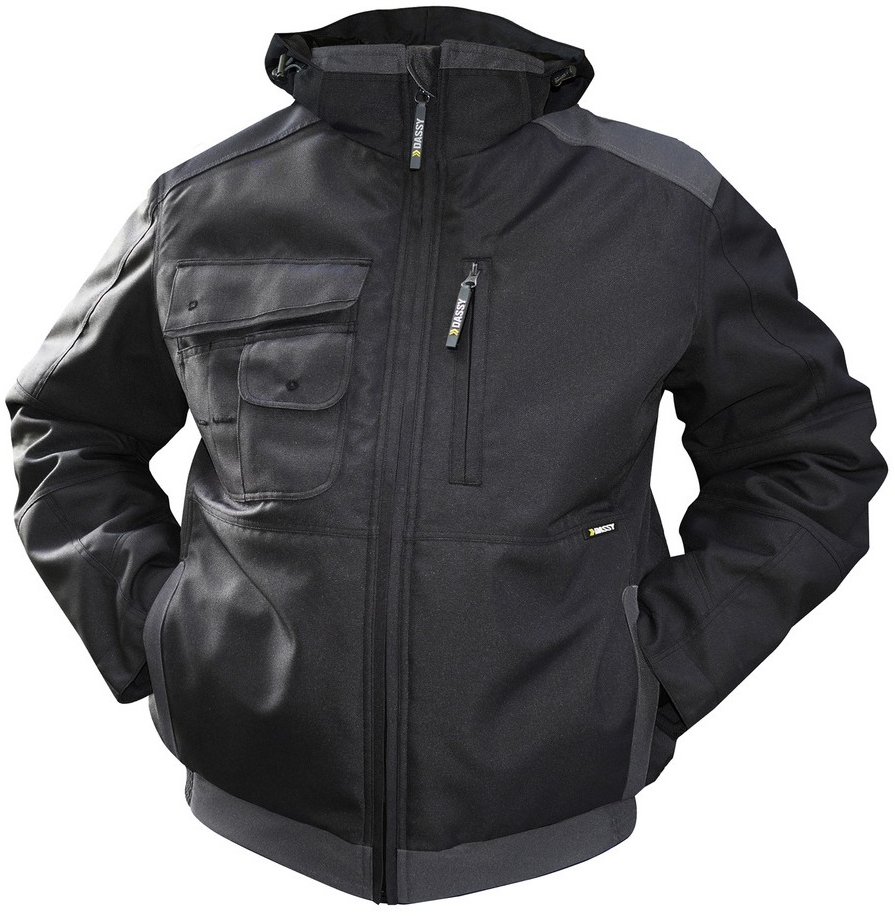 DASSY-Workwear, Winterjacke AUSTIN, schwarz/grau