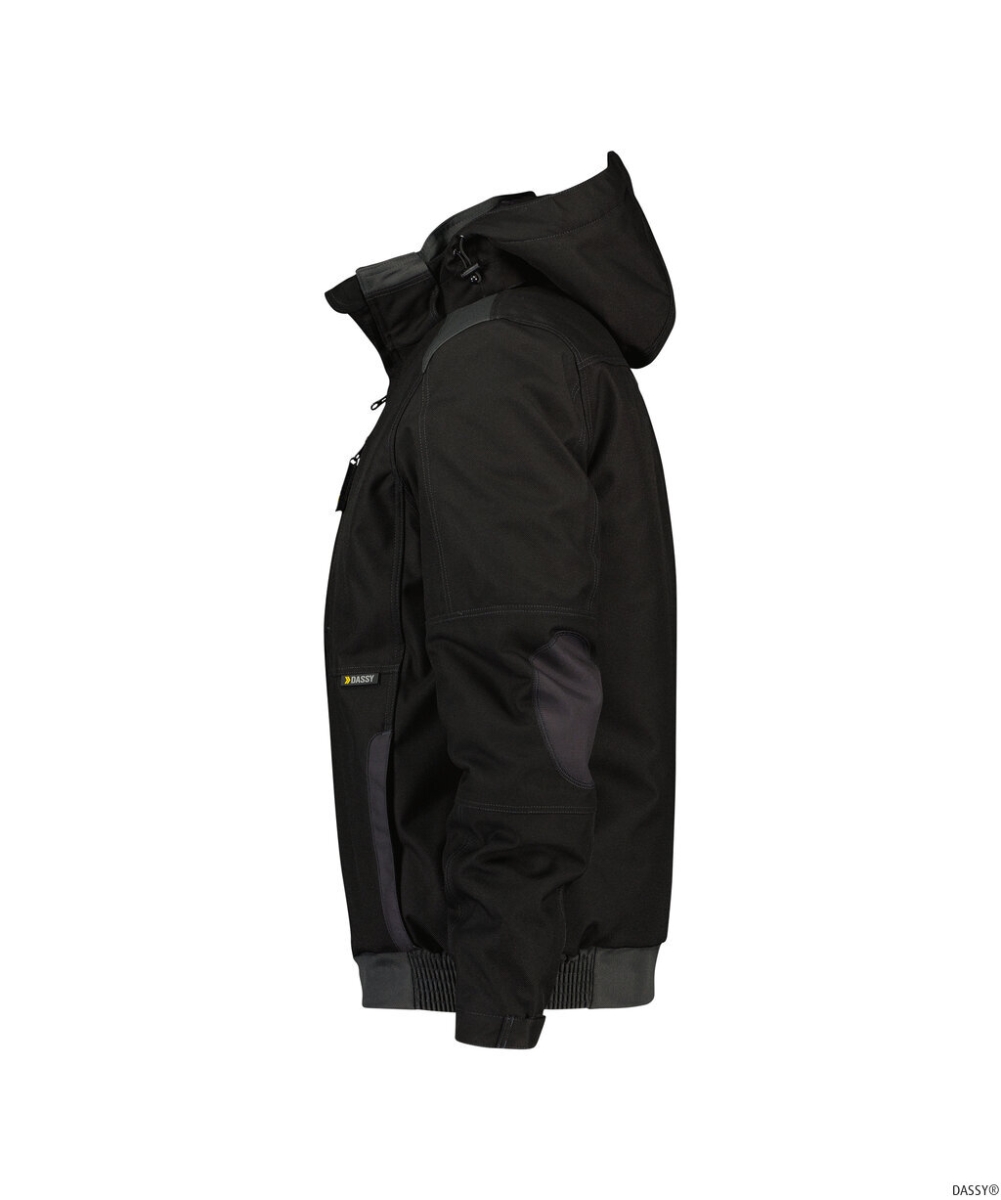 DASSY-Workwear, Winterjacke AUSTIN, schwarz/grau