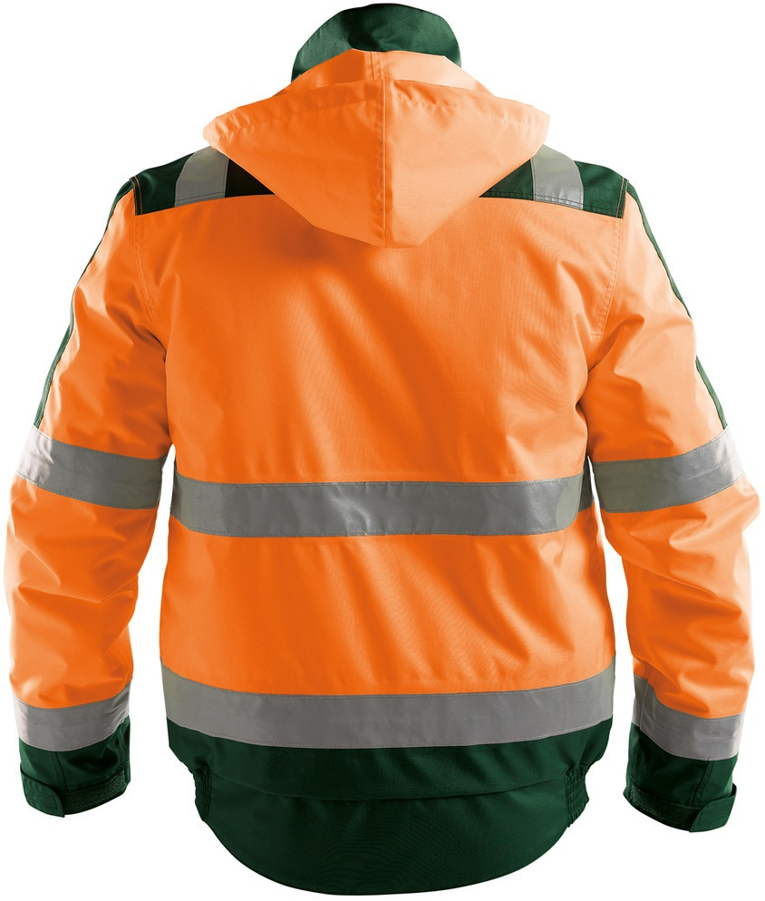 DASSY-Warnschutz, Winterjacke LIMA, orange/grün