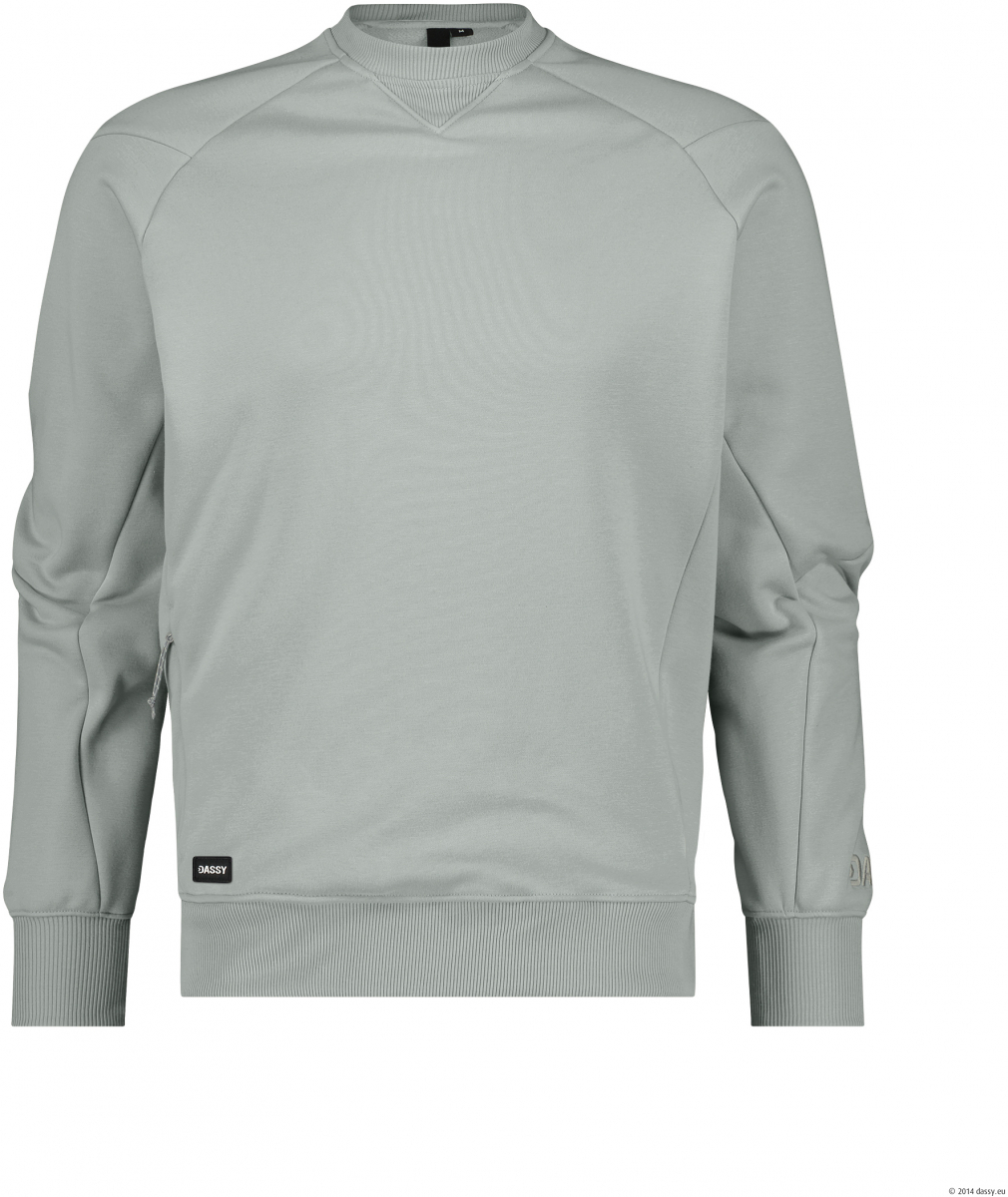 DASSY-Sweatshirt DOLOMITI, 290 g/m², miragegrau