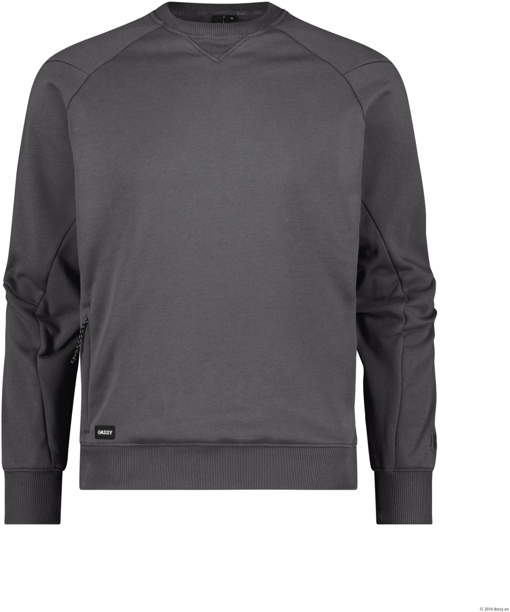 DASSY-Sweatshirt DOLOMITI, 290 g/m², anthrazitgrau