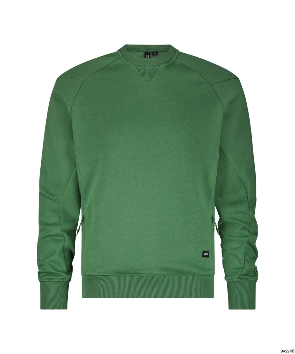 DASSY-Sweatshirt DOLOMITI, 290 g/m², ulmengrün