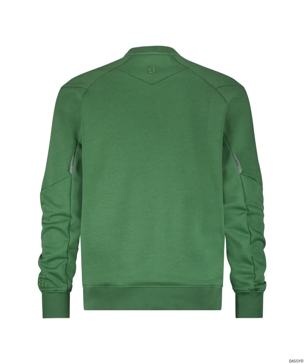 DASSY-Sweatshirt DOLOMITI, 290 g/m², ulmengrün