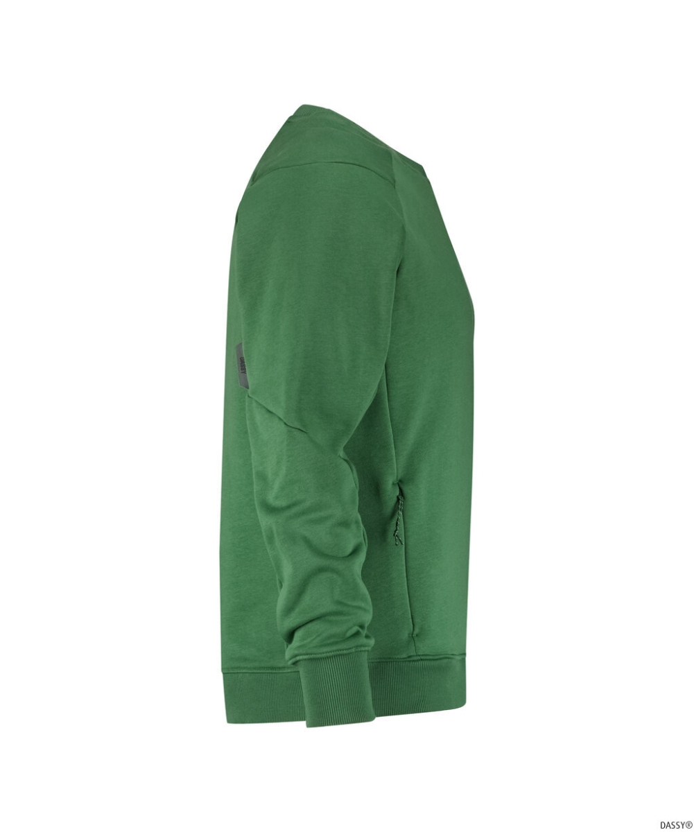 DASSY-Sweatshirt DOLOMITI, 290 g/m², ulmengrün