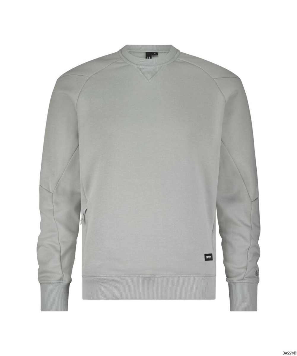 DASSY-Sweatshirt DOLOMITI, 290 g/m², miragegrau