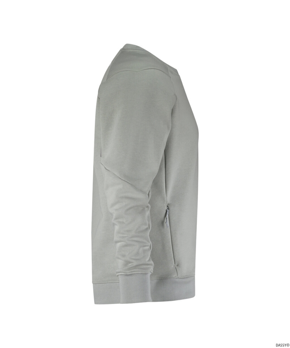 DASSY-Sweatshirt DOLOMITI, 290 g/m², miragegrau