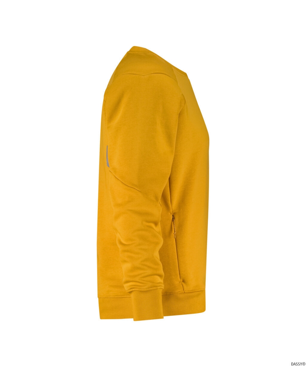 DASSY-Sweatshirt DOLOMITI, 290 g/m², sonnenblumengelb