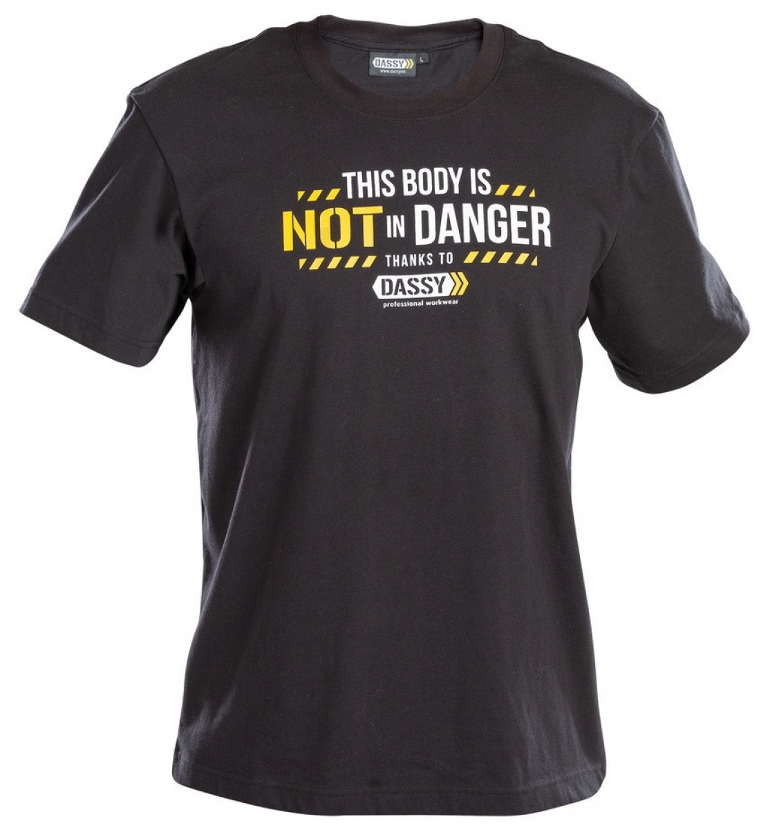 DASSY-Worker-Shirts, T-Shirt "ALONSO", schwarz