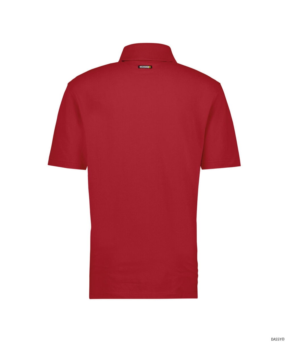 DASSY-Worker-Shirts, Poloshirt LEON, rot