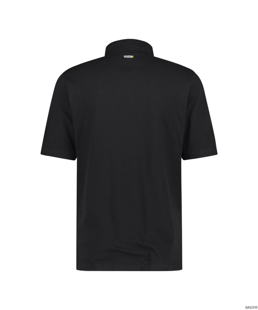 DASSY-Worker-Shirts, Poloshirt LEON, schwarz