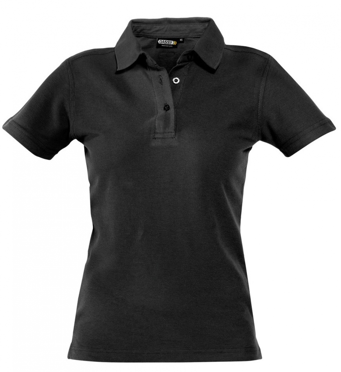 DASSY-Worker-Shirts, Poloshirt Woman "Leon" , schwarz