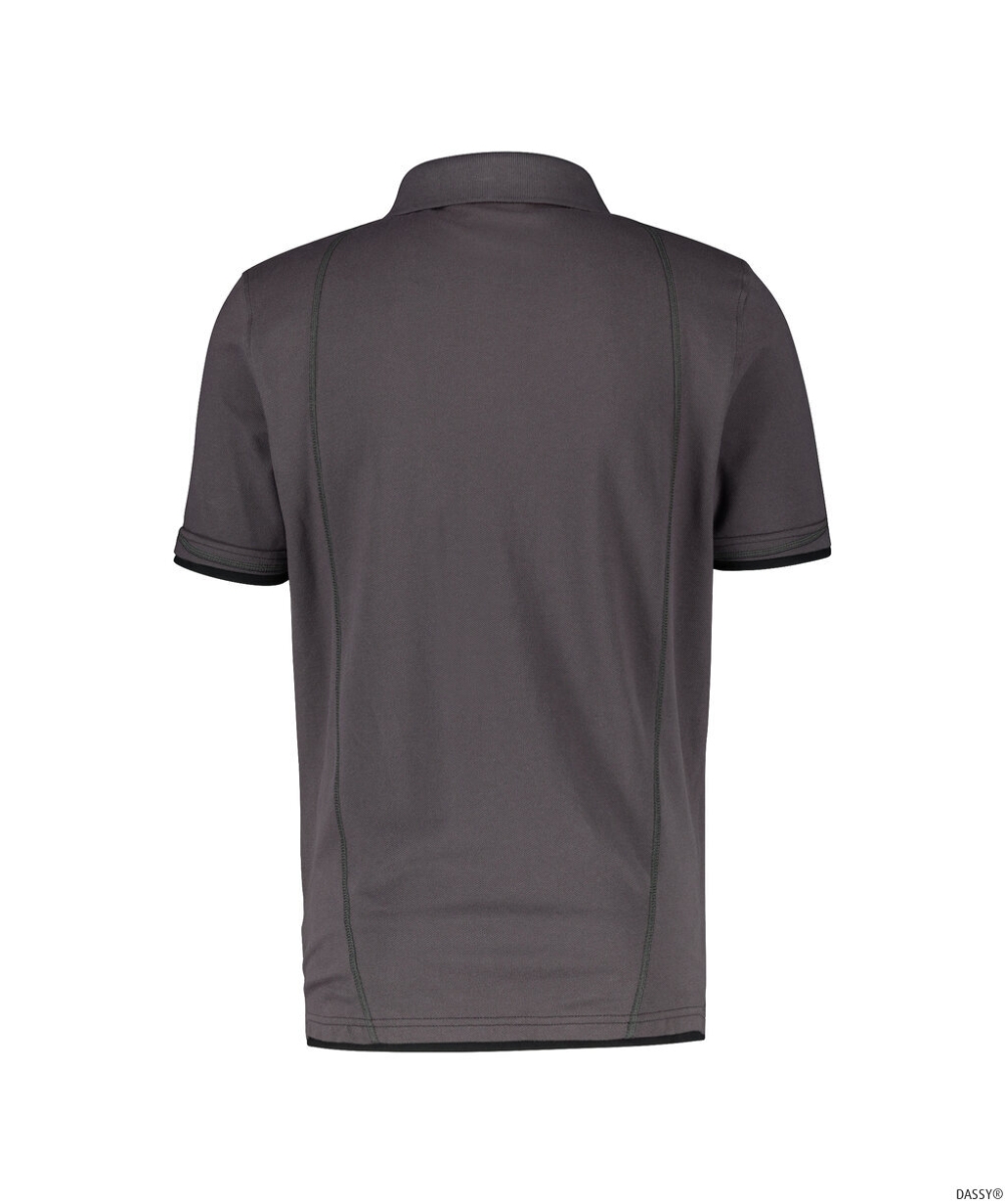 DASSY-Worker-Shirts, Poloshirt ORBITAL, grau/schwarz