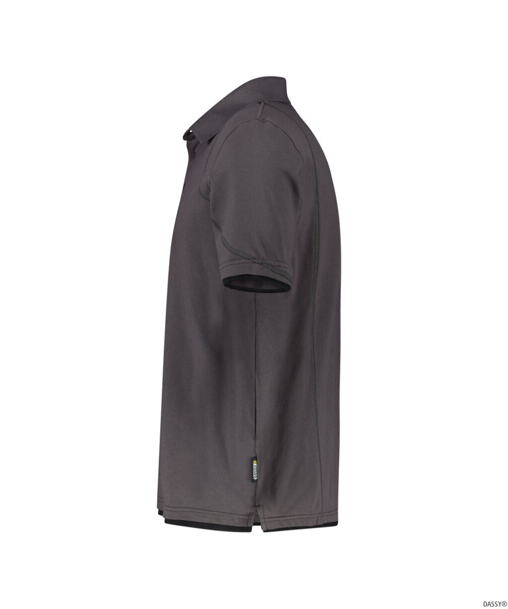 DASSY-Worker-Shirts, Poloshirt ORBITAL, grau/schwarz