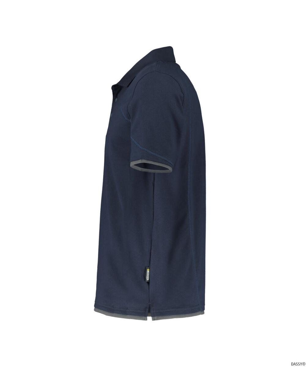 DASSY-Worker-Shirts, Poloshirt ORBITAL, dunkelblau/grau