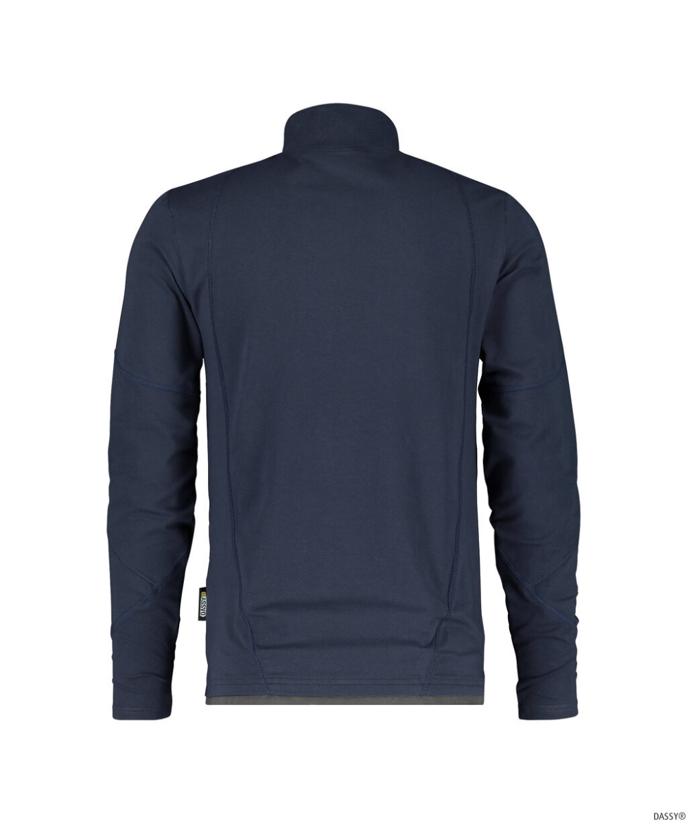 DASSY-Worker-Shirts, T-Shirt SONIC langarm, dunkelblau/grau
