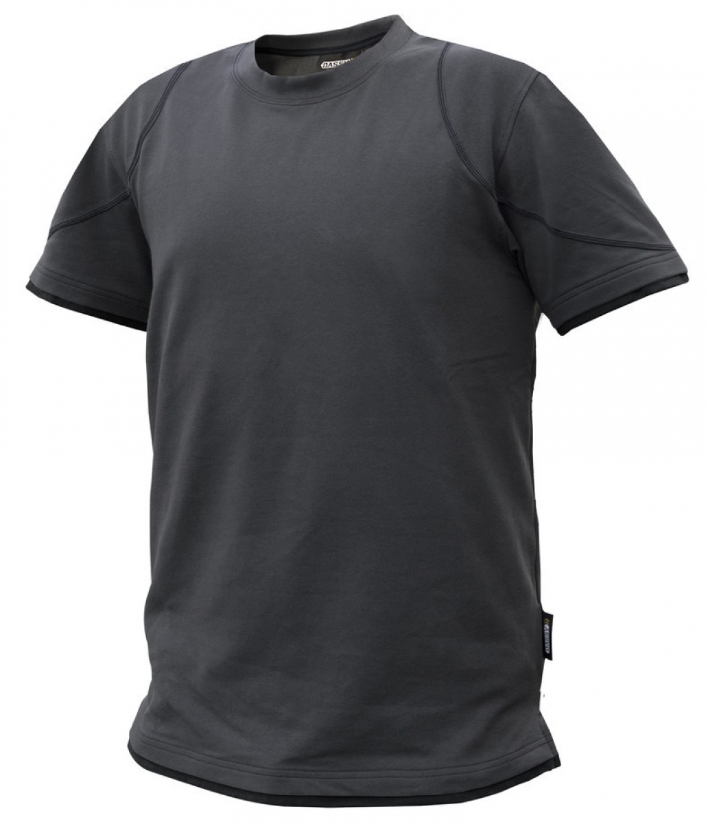 DASSY-Worker-Shirts, T-Shirt "KINETIC", grau/schwarz