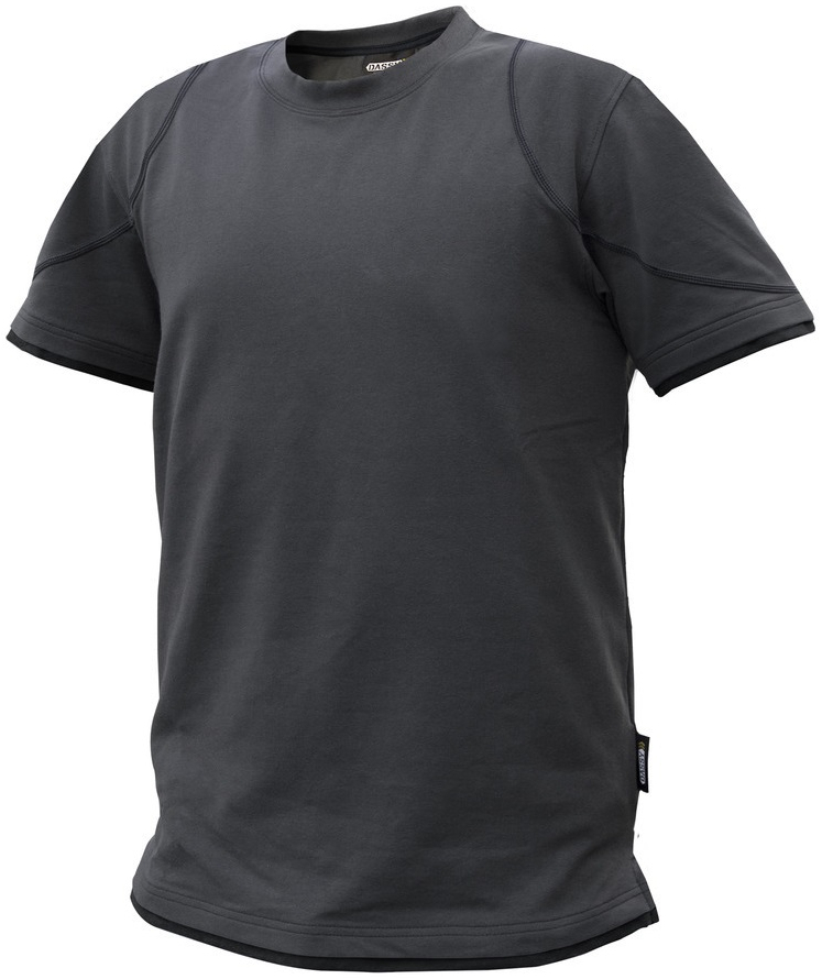 DASSY-Worker-Shirts, T-Shirt "KINETIC", grau/schwarz