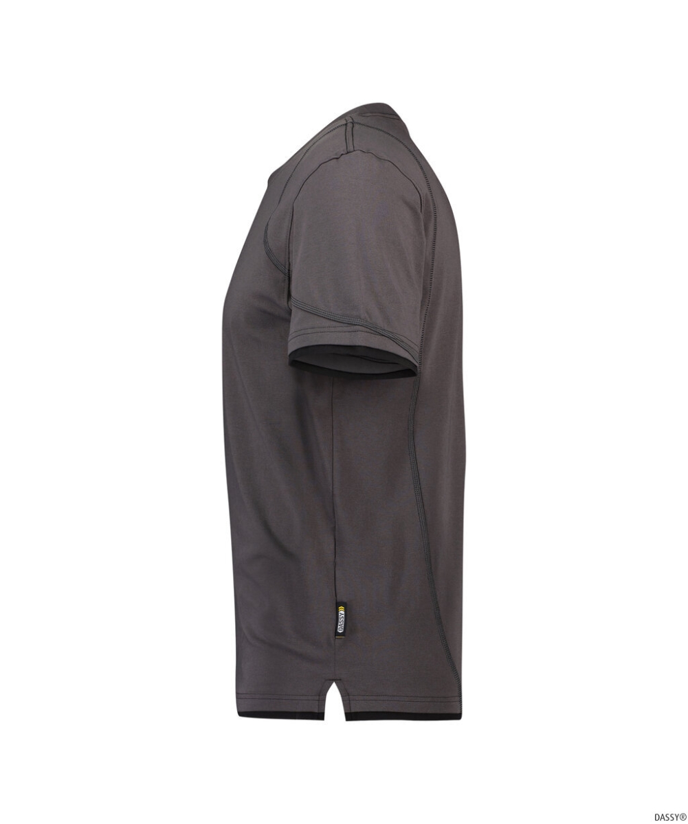 DASSY-Worker-Shirts, T-Shirt KINETIC, grau/schwarz