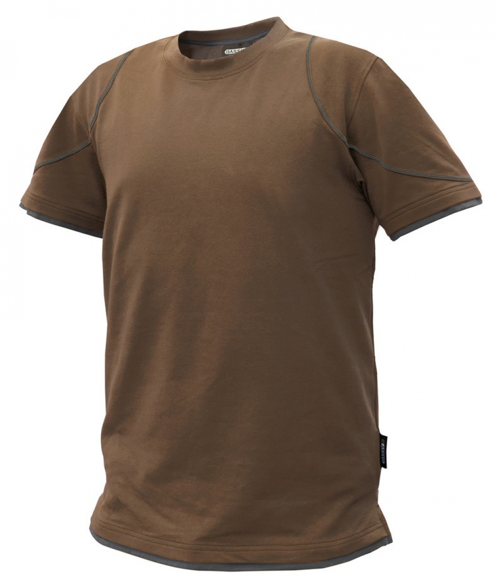 DASSY-Worker-Shirts, T-Shirt "KINETIC", braun/grau