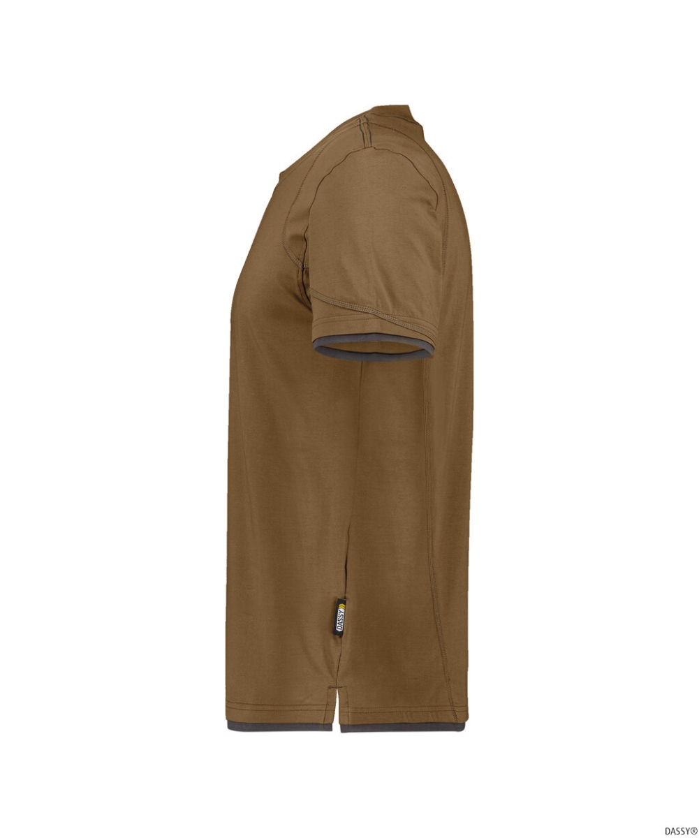 DASSY-Worker-Shirts, T-Shirt KINETIC, braun/grau