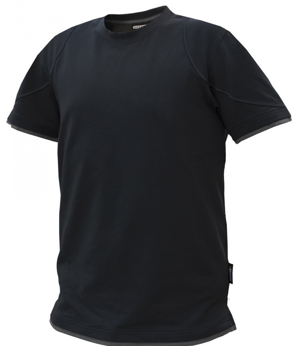 DASSY-Worker-Shirts, T-Shirt "KINETIC", schwarz/grau