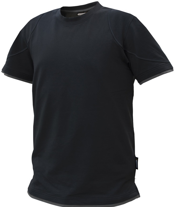 DASSY-Worker-Shirts, T-Shirt KINETIC, schwarz/grau