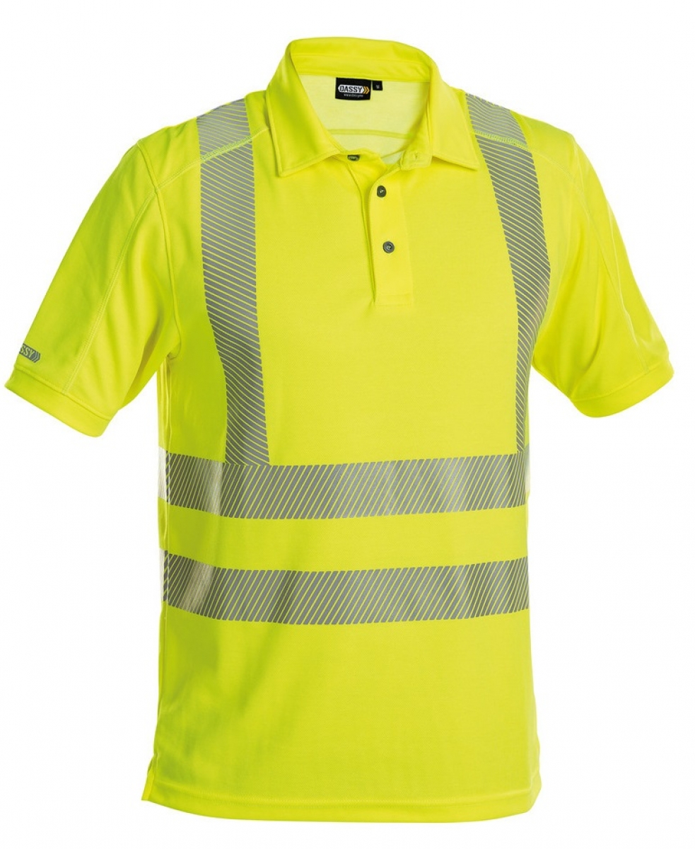 DASSY-Warnschutz, UV-Poloshirt "BRANDON", gelb