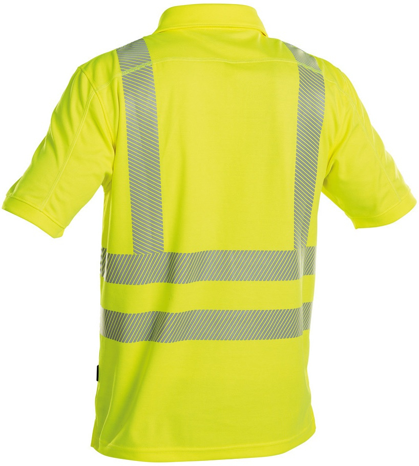 DASSY-Warnschutz, UV-Poloshirt BRANDON, gelb