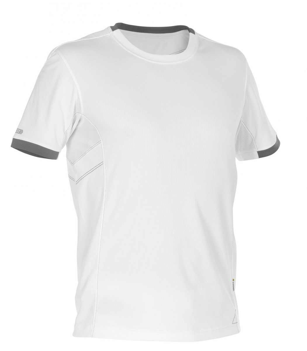 DASSY-Worker-Shirts, Poloshirt "NEXUS", wei/grau