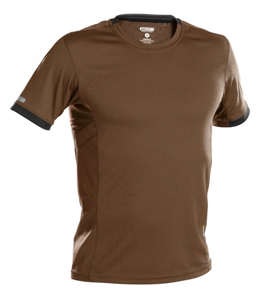 DASSY-Worker-Shirts, Poloshirt "NEXUS", braun/grau