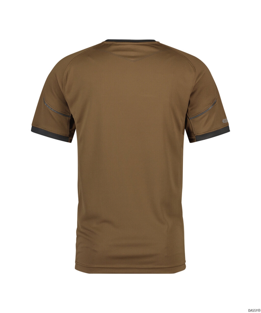 DASSY-Worker-Shirts, Poloshirt NEXUS, braun/grau