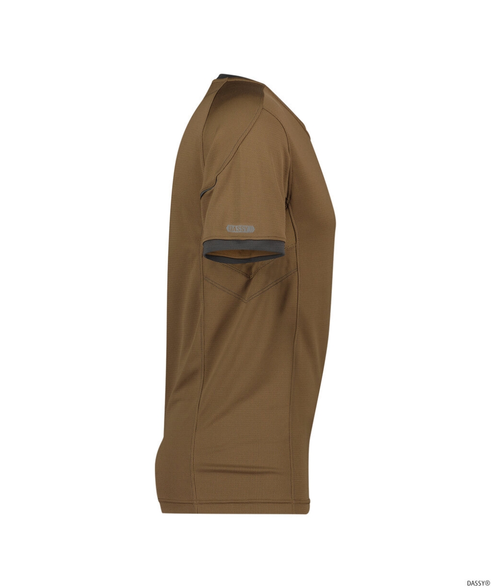 DASSY-Worker-Shirts, Poloshirt NEXUS, braun/grau