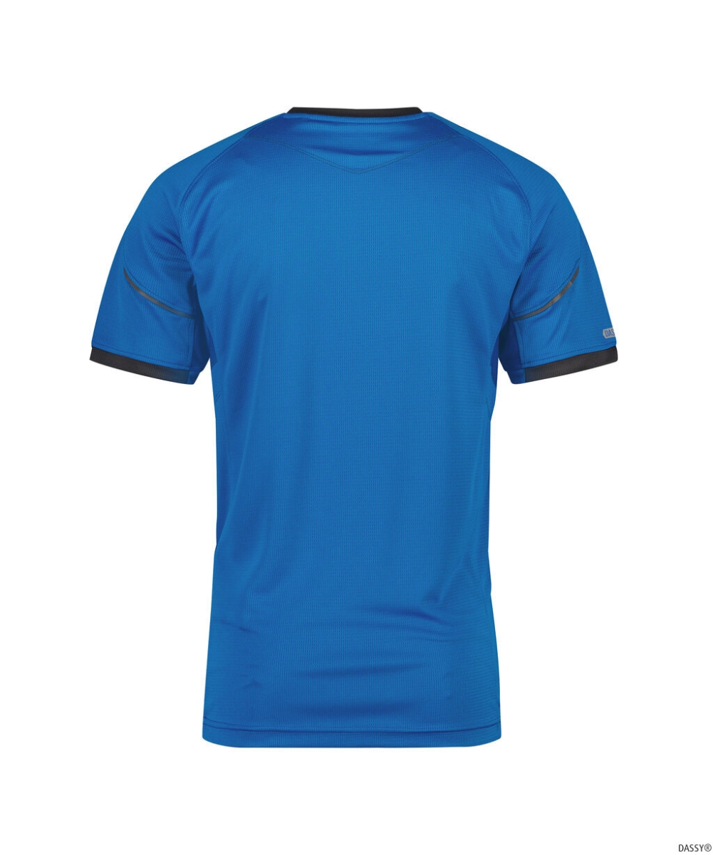 DASSY-Worker-Shirts, Poloshirt NEXUS, kornblau/grau