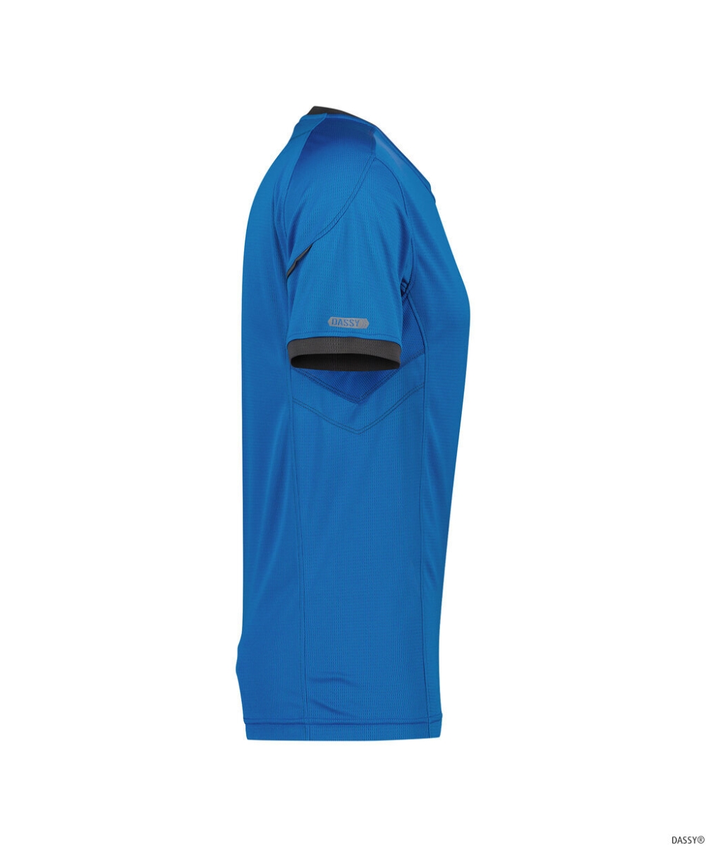 DASSY-Worker-Shirts, Poloshirt NEXUS, kornblau/grau