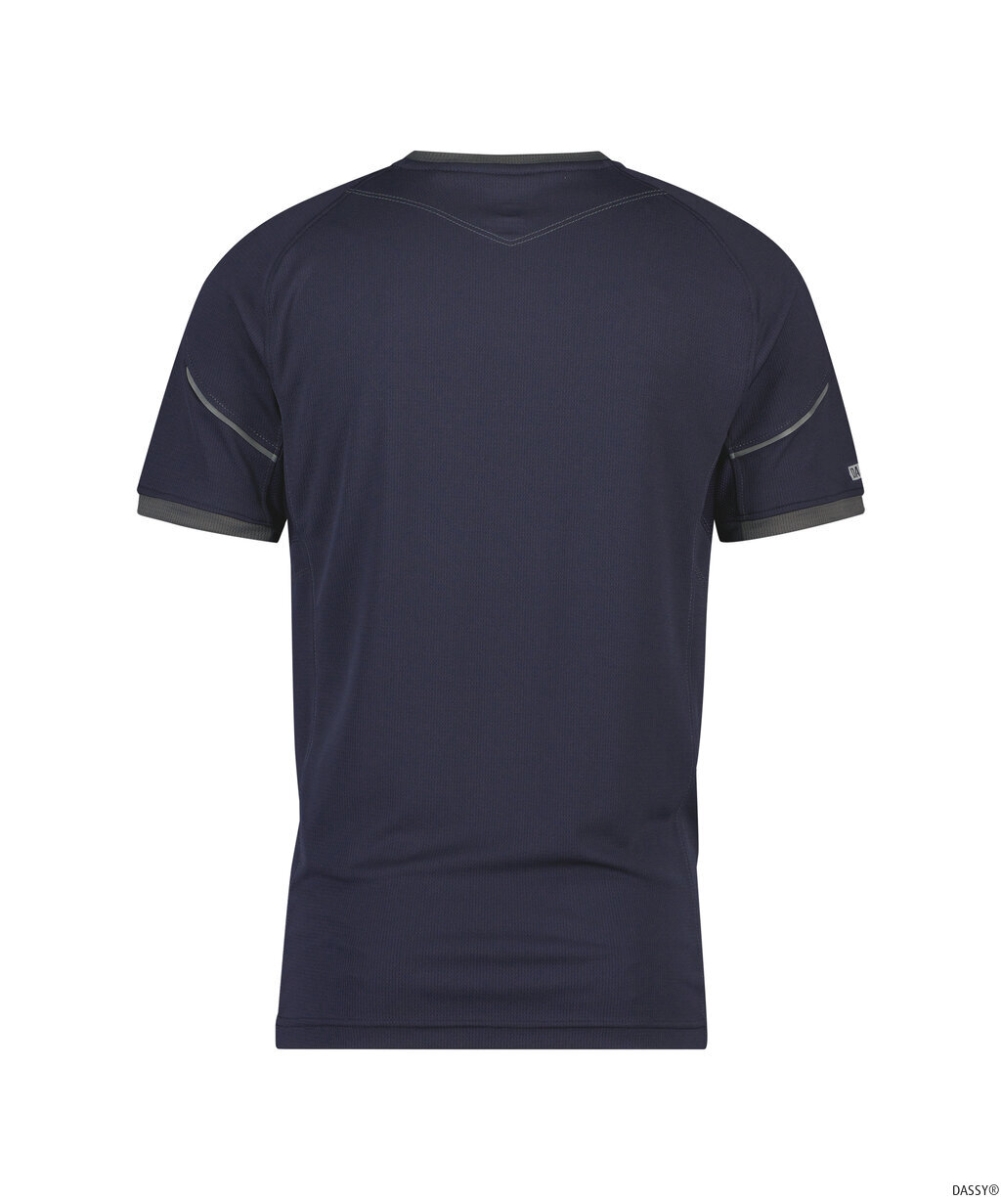 DASSY-Worker-Shirts, Poloshirt NEXUS, dunkelblau/grau