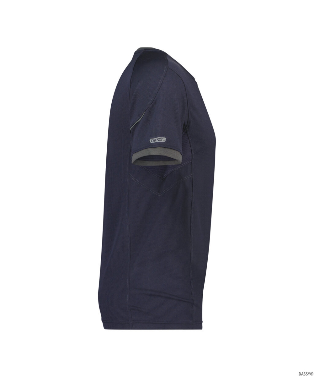 DASSY-Worker-Shirts, Poloshirt NEXUS, dunkelblau/grau