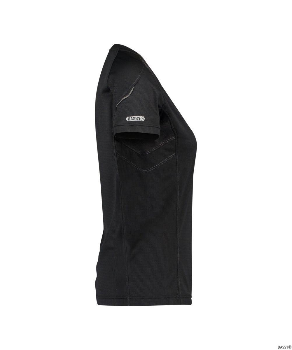 DASSY-Worker-Shirts, Damen-T-Shirt, NEXUS, schwarz