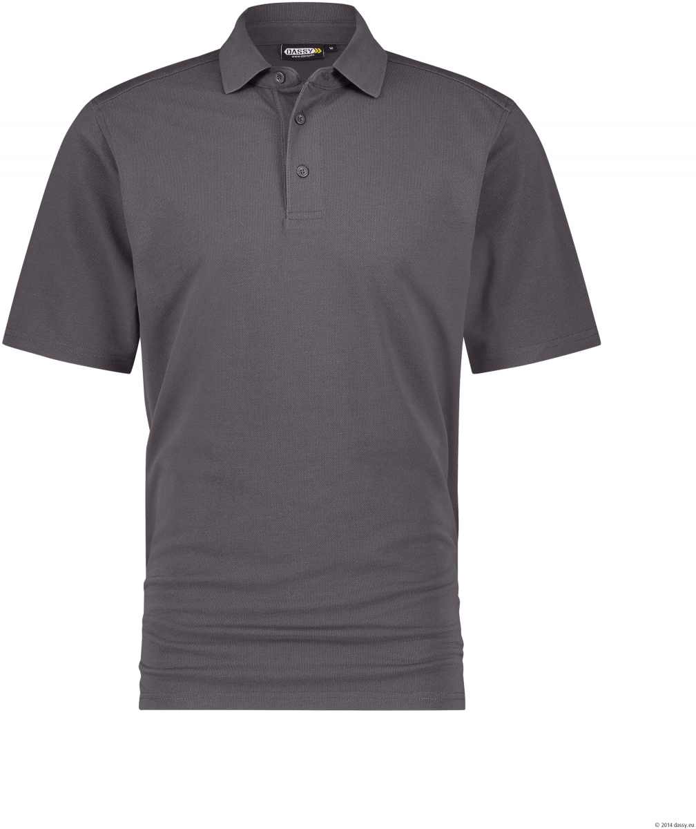 DASSY-Poloshirt HUGO, 220 g/m², anthrazitgrau